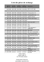 Preview for 12 page of Deltec NF 1016 Operating Instructions And Spare Parts Lists