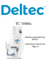 Deltec TC 1000ix Operating Instruction preview