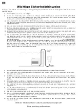 Предварительный просмотр 2 страницы Deltec Turbo Skimmer TS 1060 Operating Instructions And Spare Parts Lists