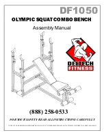 Preview for 1 page of Deltech Fitness DF1050 Assembly Manual