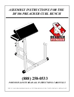 Preview for 1 page of Deltech Fitness DF306 Assembly Instructions Manual