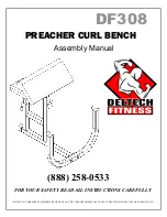 Deltech Fitness DF308 Assembly Manual preview