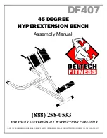 Deltech Fitness DF407 Assembly Manual preview