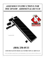 Deltech Fitness DF6000 Assembly Instructions Manual preview