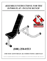 Deltech Fitness DF9000 Assembly Instructions Manual preview