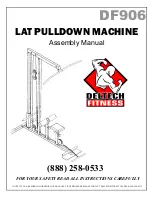 Deltech Fitness DF906 Assembly Manual preview