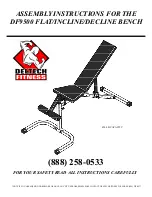 Deltech Fitness DF9500 Assembly Instructions Manual preview