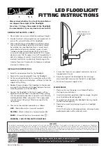 Предварительный просмотр 2 страницы Deluce Lighting DL2MGFL10WBLKG Fitting Instructions