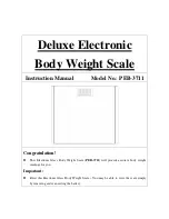 Deluxe Electronic PEB-3711 Instruction Manual preview