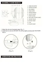 Предварительный просмотр 3 страницы Deluxe HIFANXCLIP6A Operation Manual