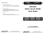 DELVCAM DELV-3LCD-3GHD User Manual предпросмотр