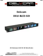 Preview for 1 page of DELVCAM DELV-8LCD-SDI Instructions Manual