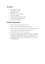 Preview for 3 page of DELVCAM DELV-DUALFPV-7PL User Manual