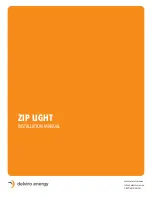 Preview for 1 page of delviro energy ZIP LIGHT Installation Manual