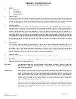 Preview for 1 page of DEMA 289 PROFOAM Installation Instructions