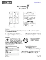 Предварительный просмотр 1 страницы DEMA 665 Series Manual