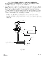 Предварительный просмотр 3 страницы DEMA Laundry Master 830 Installation Instructions Manual