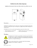 Предварительный просмотр 1 страницы DEMA PF651GAP Manual