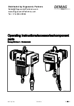 DEMAG DC-Com 1 Operating Instructions Manual preview