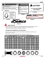 Предварительный просмотр 11 страницы Demco HCM Operator'S Manual