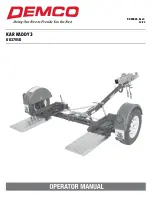 Preview for 1 page of Demco KAR KADDY 3 Operator'S Manual