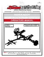 Preview for 1 page of Demco KAR-KADDY KK260 Operator'S Manual