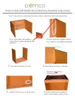 Demco LibraCraft Mobile Assembly Instructions preview