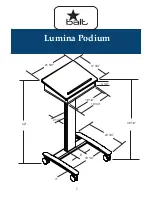 Preview for 7 page of Demco MooreCo Balt Lumina Podium 27562 Assembly Instructions Manual