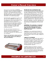 Preview for 3 page of Demco PHOENIX 44 Operator'S Manual