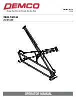 Demco TRUSS-T BOOM 21 Operator'S Manual предпросмотр