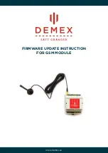 Demex Easy GSM Firmware Update Instructions preview