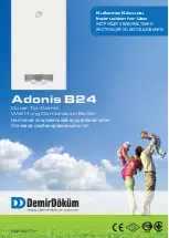 Demir Dokum Adonis B24 Instructions For Use Manual preview