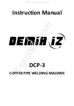 Demiriz DCP-3 Instruction Manual preview