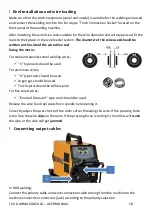 Preview for 18 page of Demiriz MIG200SYN/P Manual