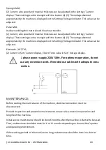 Preview for 20 page of Demiriz MIG200SYN/P Manual