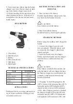 Предварительный просмотр 5 страницы Demix Zenit Powertools SEMI-PROFI Series Instruction Manual