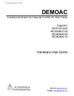 DEMOAC MC9S08AC128 Hardware User'S Manual preview