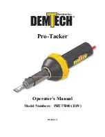 Demtech Pro-Tacker Operator'S Manual предпросмотр