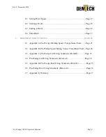 Preview for 4 page of Demtech Pro-Wedge VM-20 Operator'S Manual
