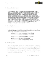 Preview for 7 page of Demtech Pro-Wedge VM-20 Operator'S Manual