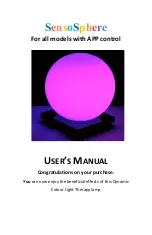 Предварительный просмотр 1 страницы DEMYK LIGHTMOD PRODUCTS SensoSphere SPH-12B User Manual