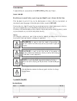 Preview for 2 page of Den-Sin HB-200 User Manual & Spare Parts Manual