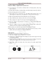 Preview for 9 page of Den-Sin HB-200 User Manual & Spare Parts Manual