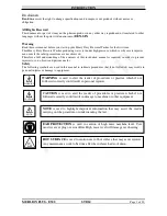 Preview for 2 page of Den-Sin Merlion Plus E500 User Manual & Spare Parts Manual