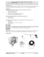 Preview for 4 page of Den-Sin Merlion Plus E500 User Manual & Spare Parts Manual