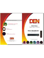 DEN Digital Set top Box User Handbook Manual preview