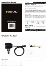 Preview for 1 page of Denali D2 Instruction Manual