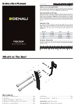 Предварительный просмотр 1 страницы Denali HMT.07.11001 Instruction Manual