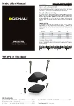 Предварительный просмотр 1 страницы Denali LAH.00.11600 Instruction Manual