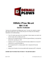 Denali MA11145 Quick Start Manual preview